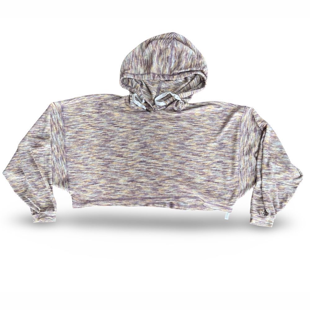 Out From Under Urban Outfitters‎ Cropped Hoodie | Size M | Multicolor Pullover - Picture 3 of 5